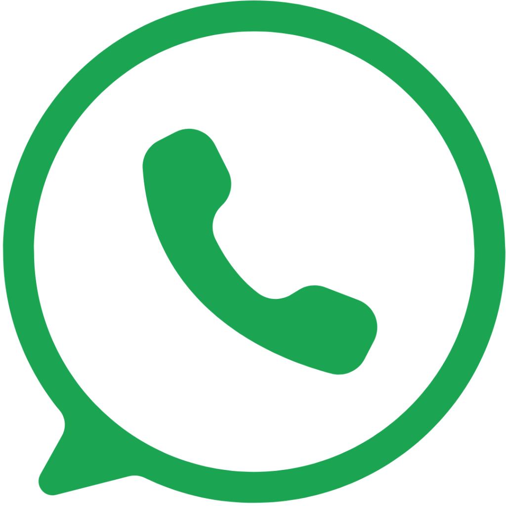Logo di WhatsApp con icona telefono verde.